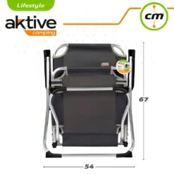 Aktive 54 X 57 X 91 Cm Folding Chair -Robens Sales Store aktive 54 x 57 x 91 cm folding chair 6