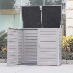 Soften II 1170L Outdoor Storage Resin Deck Box -Robens Sales Store gardiun soften ii 1170l outdoor storage resin deck box 2