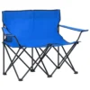 VIDAXL 2-Seater Foldable Camping Chair