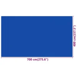 VIDAXL Hdpe Tent Mat 400X700Cm -Robens Sales Store vidaxl hdpe tent mat 400x700cm 4
