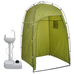 VIDAXL Portable Camping Handwash Stand Tent 20L